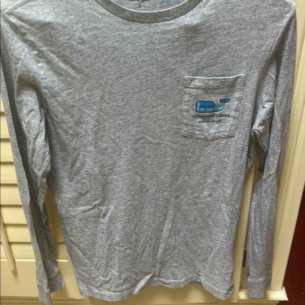 Vineyard Vines Long Sleeve Shirt with Pocket NYC